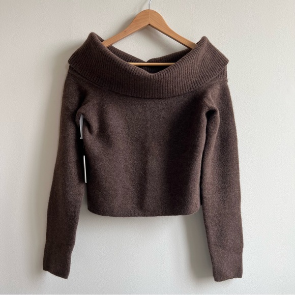 Babaton Bustle Sweater (Heather Dark Cocoa, L) - Picture 1 of 5